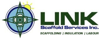 link scaffold rental, service, and sales insulation business logo
